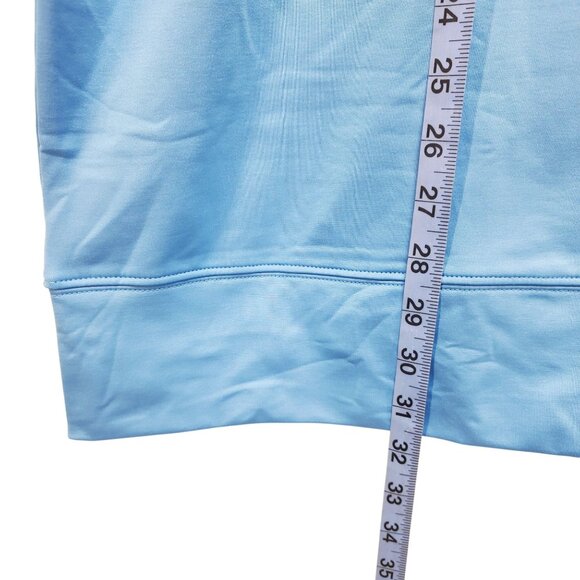 Michel Rouen Mens Size XL Light Blue Performance Vest Zip Neck Activewear - Picture 6 of 7